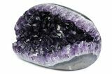 Wide, Deep Purple Amethyst Geode - Uruguay #379374-2